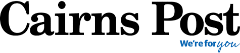 Logo of the Cairns Post newspaper with the words "Cairns Post" in bold black letters and the phrase "We're for you" in smaller blue text below to the right.